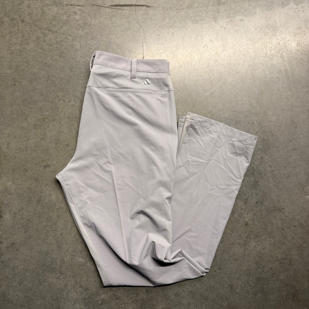Adidas Mens Ultimate365 Golf Pants Light Gray 33x30 Performance Trousers